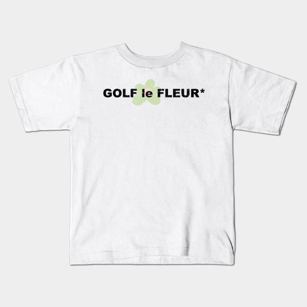 Le Golf le Fleur Kids T-Shirt by alselinos